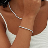 Tennis bracelet | White Gold