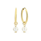 Delia Crest Earrings | Gold