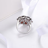 Scarlet Petal Ring | Gold