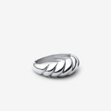 Croissant Ring | White Gold
