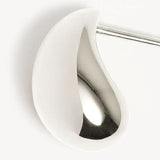 Meadow Drop Earrings | White Gold