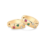 Colourwave Hoops | Gold