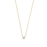 Clea Stone Necklace | White Gold