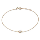 Cléa Moissanite Stone Bracelet | Gold