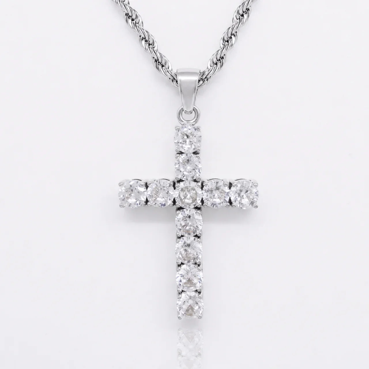Cross necklace | Gold