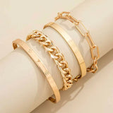 Elan Mercer Bracelet Set | Gold