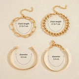 Elan Mercer Bracelet Set | Gold