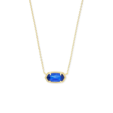 Classic Oval Sapphire Necklace | Gold
